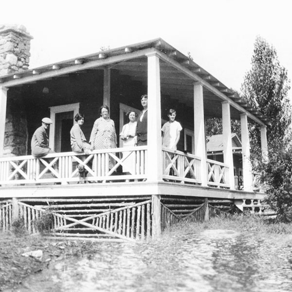 La maison des Paré en 1926 sur la rue Les Bouleaux.